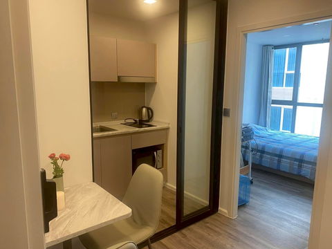 #st19961 ให้เช่า   Atmoz ratchada-huaikwang condo  คอนโดแอทโมซ รัชดา-ห้วยขวาง พร้อมเข้าอยู่วันนี้ – ห้องพร้อมเฟอร์นิเจอร์ครบ