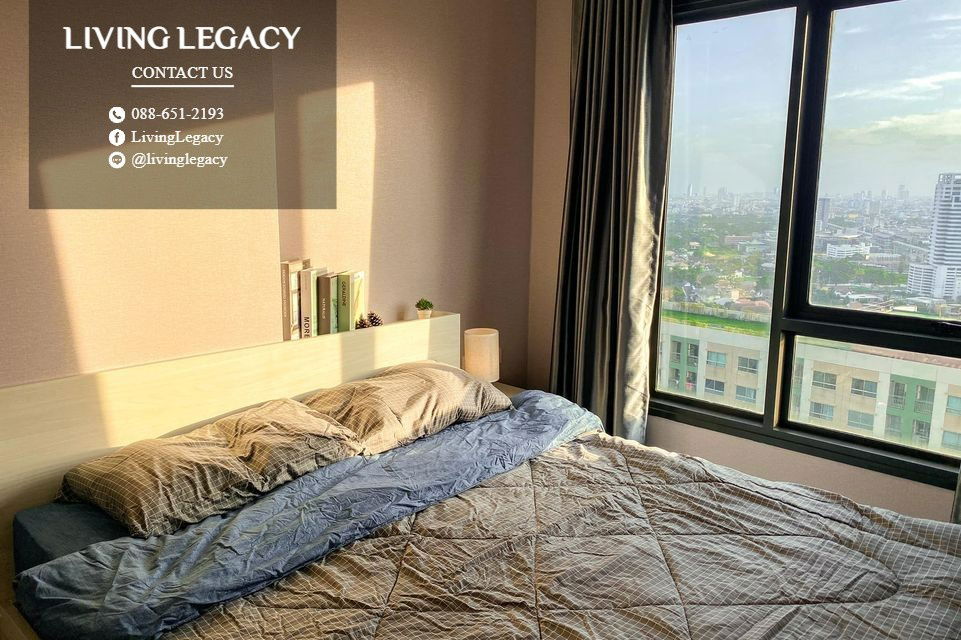 picture LW68XAZ4 Condo For Rent Rich Park @ Triple Station 29 Sq.M. Floor 30 line id : @livinglegacy - 3/9