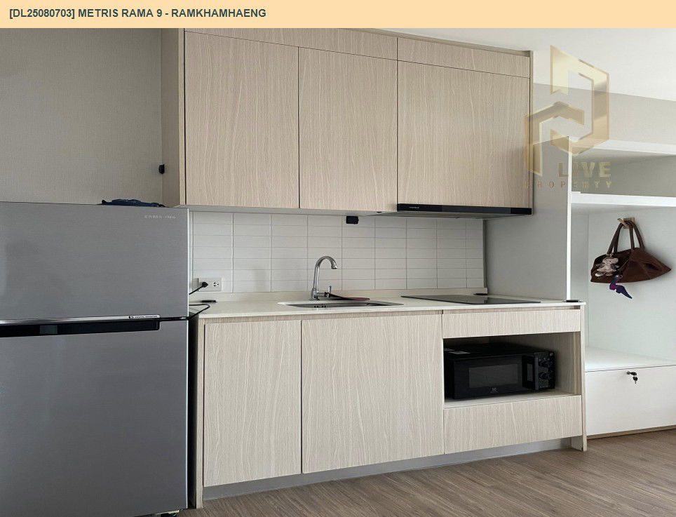 picture DL25080703 Condo for rent, Metris Rama 9 - Ramkhamhaeng near Airport Rail Link Ramkhamhaeng, ready to move in, call urgently 0656133286 LineID @534wlwof - 6/11