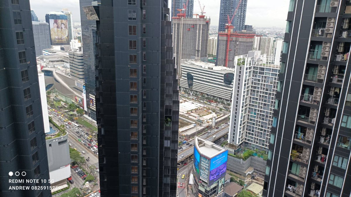 picture For Rent Life Asoke Rama 9 Very High Floor Very Nice View 32 Sqm 1 Bedroom 1 Bathroom near MRT Phra Ram 9 and G Tower - 11/34