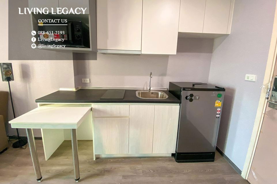 picture LW68XAZ4 Condo For Rent Rich Park @ Triple Station 29 Sq.M. Floor 30 line id : @livinglegacy - 6/9