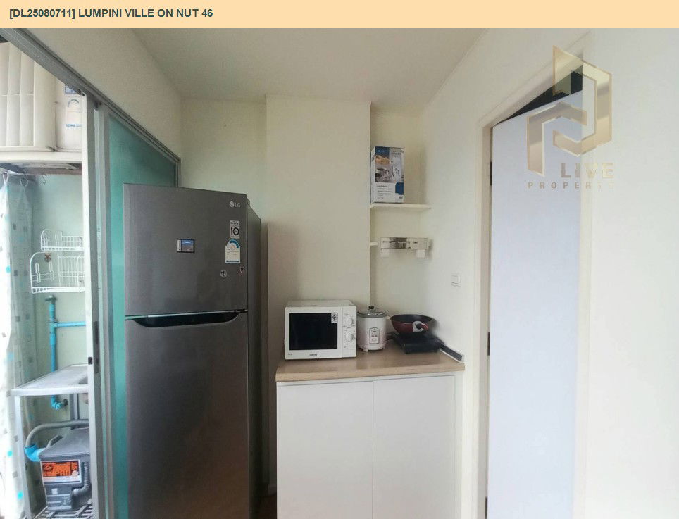 picture DL25080711 Condo for rent, Lumpini Ville On Nut 46 near BTS On Nut, ready to move in, call urgently 0656133286 LineID @655ebbvc - 6/9