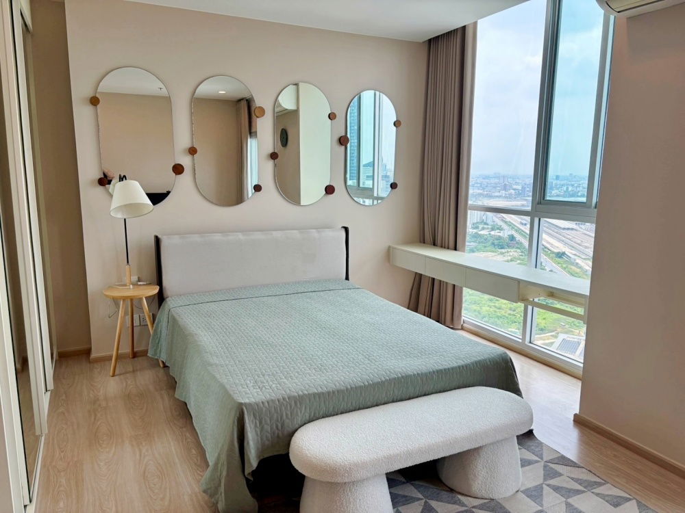 picture TA7730📲LineOA @556ryccg🚄2 Bedroom 50sqm Noble Revolve Ratchada2 Fully furnished near subway MRT Thailand Cultural Center, Esplanade - 3/14