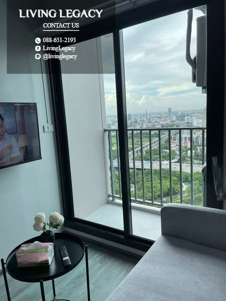 รูป T1BKAB ให้เช่าคอนโด Rich Park @ Triple Station 28.66 ตร.ม. ชั้น 37 line id : @livinglegacy - รูปที่ 6/6