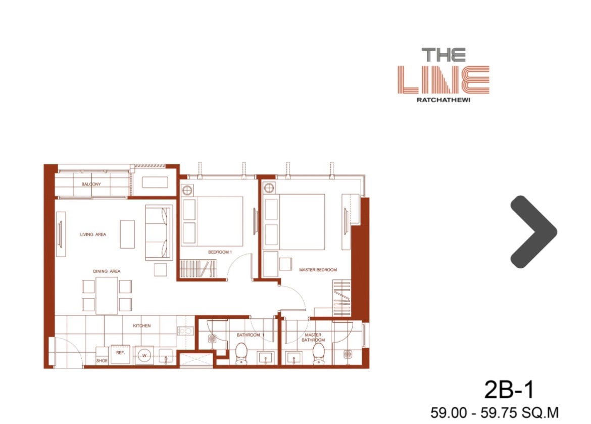 picture Condo for rent: The Line Ratchathewi, ready to move in. If interested, contact Line @goodmanpro or call 0999029192. - 16/16