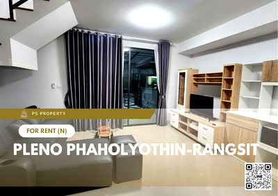 เช่าทาวน์โฮม ถนนรังสิต-นครนายก : ทาวน์เฮ้าส์ให้เช่า ✨ Pleno Phaholyothin-Rangsit ✨ 3 ห้องนอน 3 ห้องน้ำ เฟอร์นิเจอร์ และ เครื่องใช้ไฟฟ้าครบ 