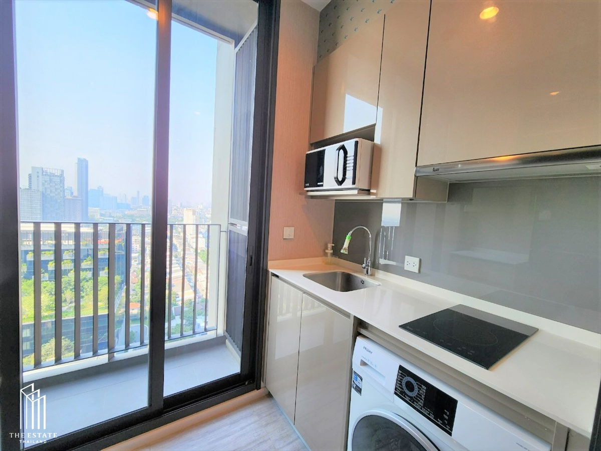 รูป Condo for RENT *Whizdom Essence ชั้น 20up ทิศใต้ วิวเมืองและโค้งน้ำเจ้าพระยา เฟอร์ครบ @20,000 Baht - รูปที่ 5/7