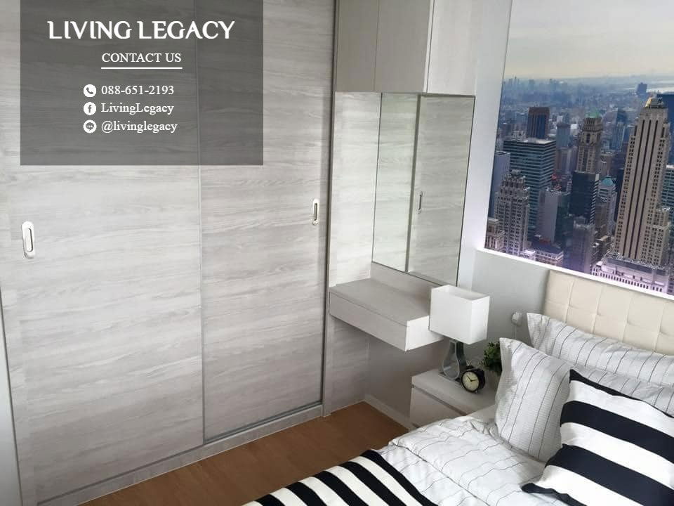 รูป LRSWVPIS ให้เช่าคอนโด Lumpini Place Srinakarin - Huamark Station 33 ตร.ม. ชั้น 23 ตึก A line id : @livinglegacy - รูปที่ 3/10