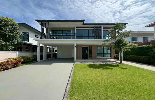 รูป ขายบ้านเดี่ยว 3 นอน ปทุมธานี คลอง 5 บ้านใหม่ ใกล้วงแหวนกาญจนาภิเษก 95 ตรว 2 ชั้น เฟอร์ครบ - รูปที่ 1/12