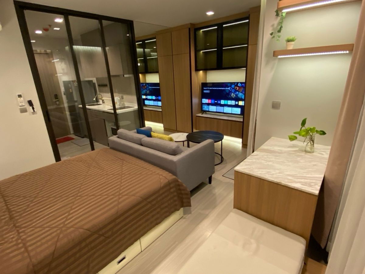 รูป WS2559 🏢 For Rent – Life Asok Rama 9 💫 วิวสูงและวิวเมือง + การตกแต่งหรูหรา เพียง 20,000 บาท/เดือน  - รูปที่ 8/11