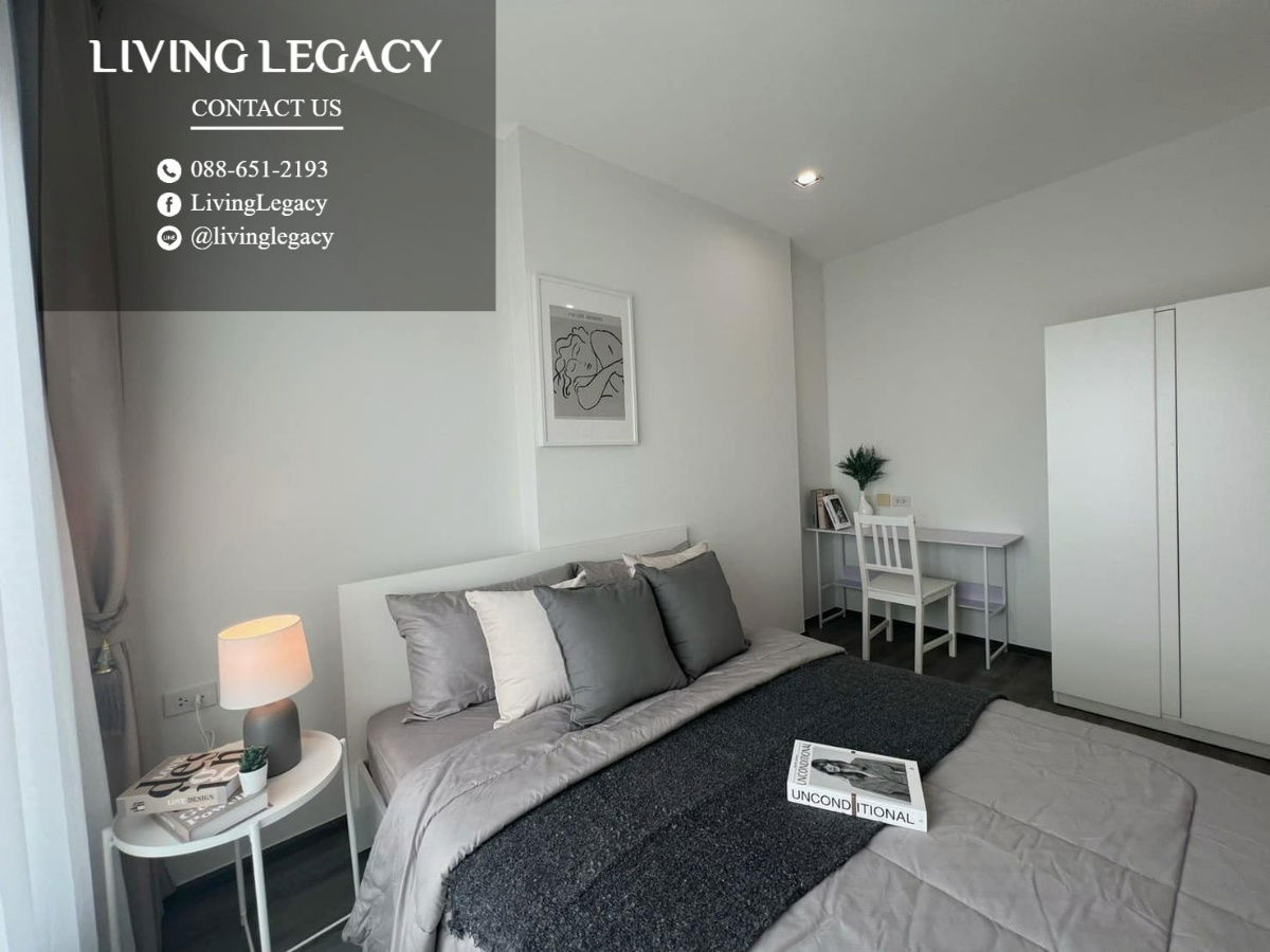 picture LTU2P9PK Condo For Rent Rich Park @ Triple Station 29 Sq.M. Floor 37 1 Bed 1 Bath  ✨ Move-in Ready! Beautiful fully furnished - 2/13