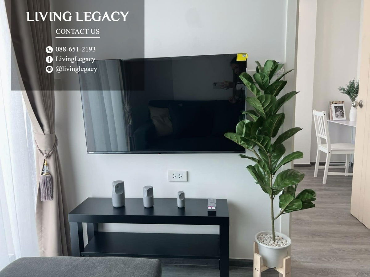picture LTU2P9PK Condo For Rent Rich Park @ Triple Station 29 Sq.M. Floor 37 1 Bed 1 Bath  ✨ Move-in Ready! Beautiful fully furnished - 9/13