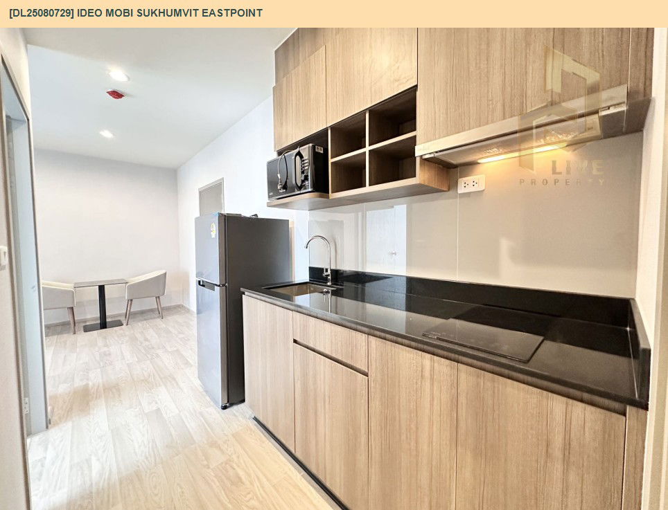 picture DL25080729 Condo for rent, IDEO Mobi Sukhumvit Eastpoint near BTS Bang Na, ready to move in, call urgently 0656133286 LineID @534wlwof - 14/15