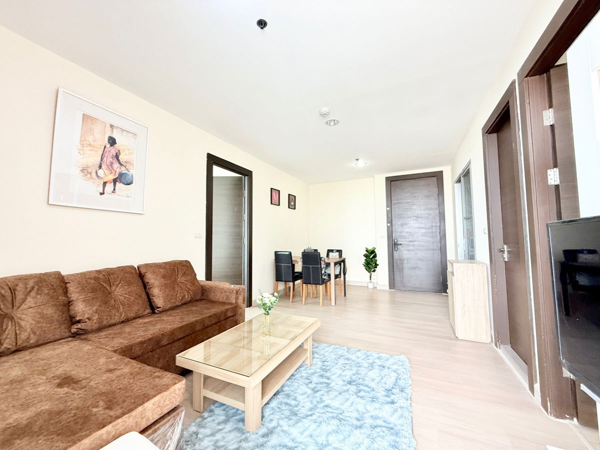 picture Ready to move in⚡️"𝐑𝐡𝐲𝐭𝐡𝐦 𝐑𝐚𝐭𝐜𝐡𝐚𝐝𝐚" 2 Bedroom 2 Bathroom  73 Sq.m. Floor 25 Near : MRT-Ratchada  - 14/21