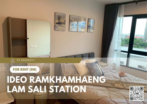For rent ✨ Ideo Ramkhamhaeng - Lam Sali Station ✨ Fully furnished and equipped, near MRT Lam Sali