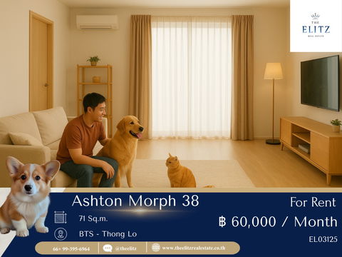 ✨ ไม่ต้องห่วงเรื่องน้องๆ 🐶🐱 Ashton Morph 38 ห้องหรูที่ให้คุณอยู่พร้อมลูกๆได้อย่างสบายใจ 💖