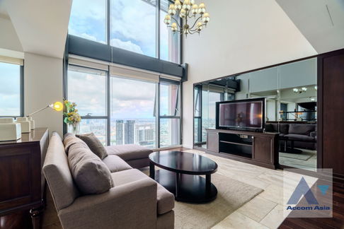 🔼🔽 AccomA 📩 Fully Furnished,Duplex Condo,Double High Ceiling 4 BR Condominium @The Met Sathorn (AA33130)