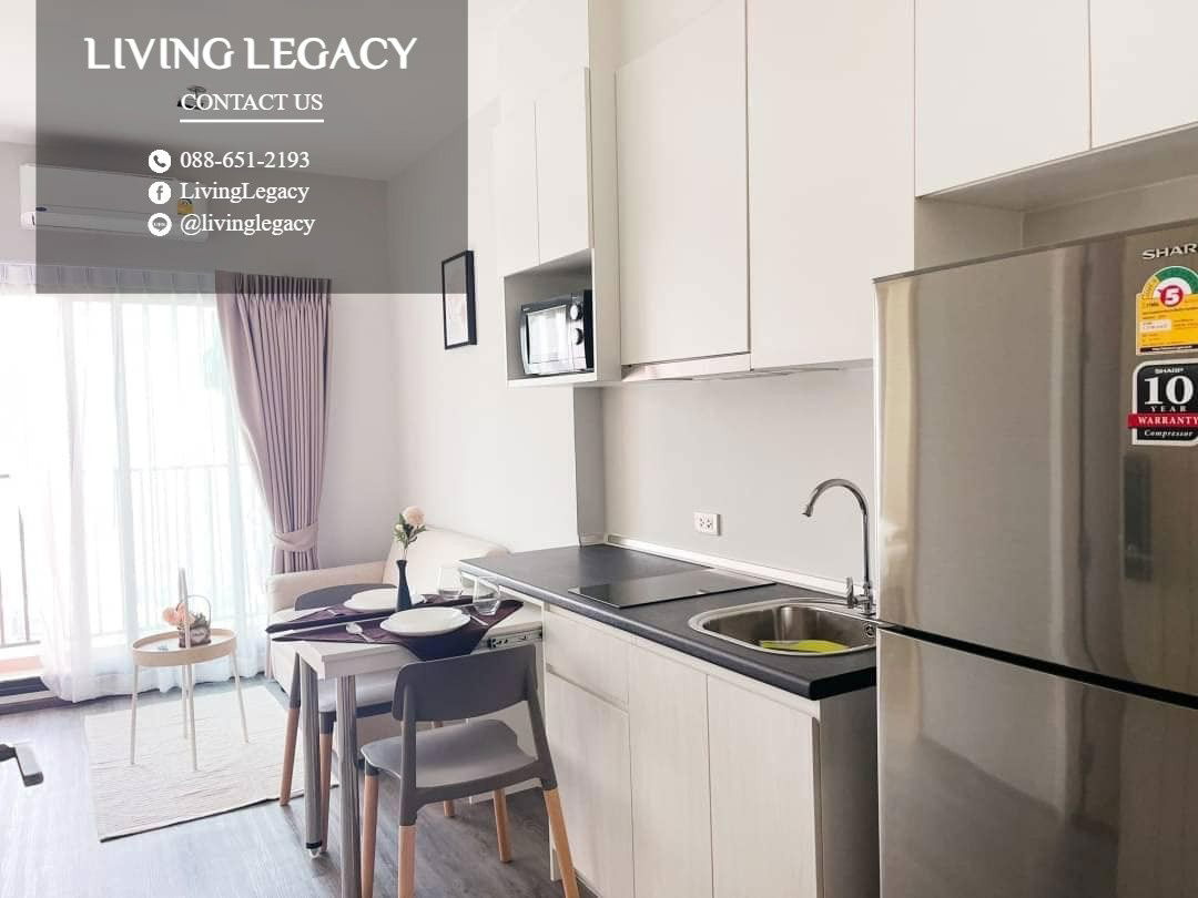 picture LSIRLXLB Condo For Rent Rich Park @ Triple Station 28.6 Sq.M. Floor 37 line id : @livinglegacy - 3/5