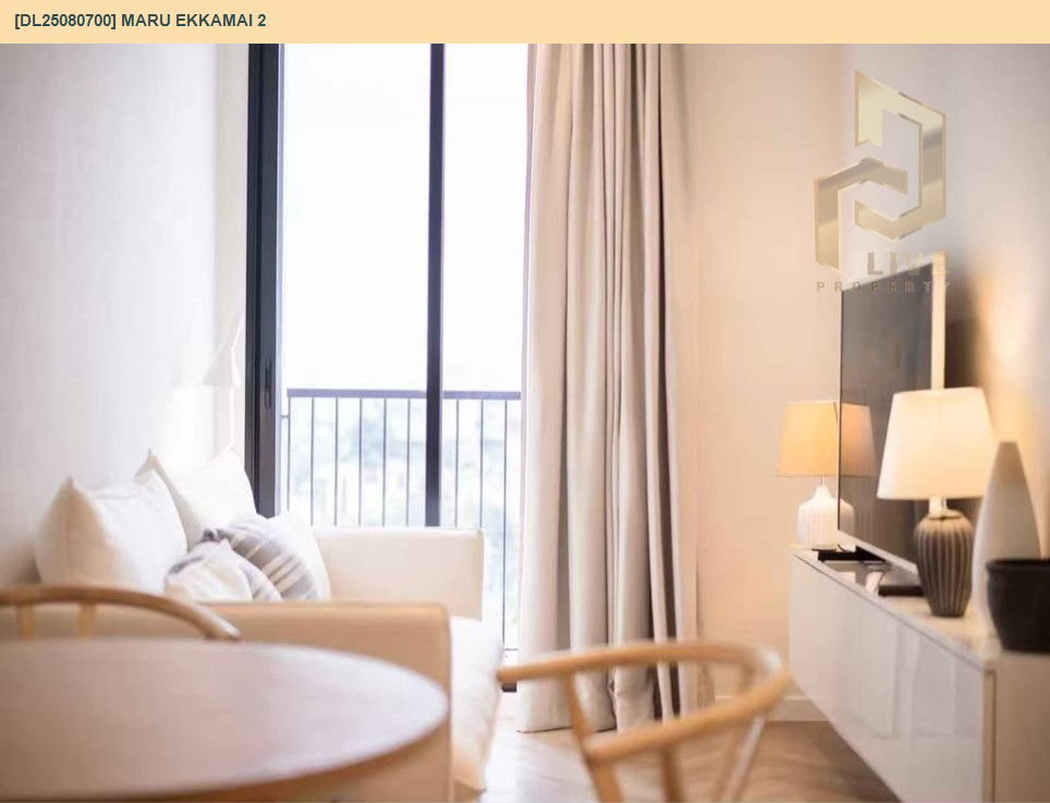 picture DL25080700 Condo for rent, MARU EKKAMAI 2 near BTS Ekkamai, ready to move in, call urgently 0656133286 LineID @655ebbvc - 6/18