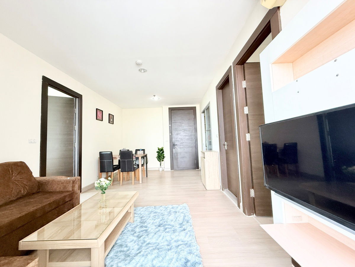 picture Ready to move in⚡️"𝐑𝐡𝐲𝐭𝐡𝐦 𝐑𝐚𝐭𝐜𝐡𝐚𝐝𝐚" 2 Bedroom 2 Bathroom  73 Sq.m. Floor 25 Near : MRT-Ratchada  - 19/21