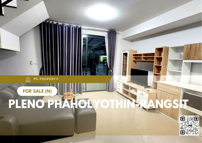 Townhouses for sale : Townhouse for urgent sale 🔥 Pleno Phaholyothin-Rangsit 🔥 3 bedrooms, 3 bathrooms, near Future Park Rangsit