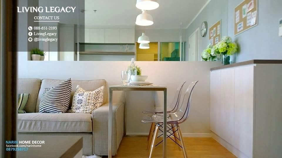 รูป LRSWVPIS ให้เช่าคอนโด Lumpini Place Srinakarin - Huamark Station 33 ตร.ม. ชั้น 23 ตึก A line id : @livinglegacy - รูปที่ 8/10