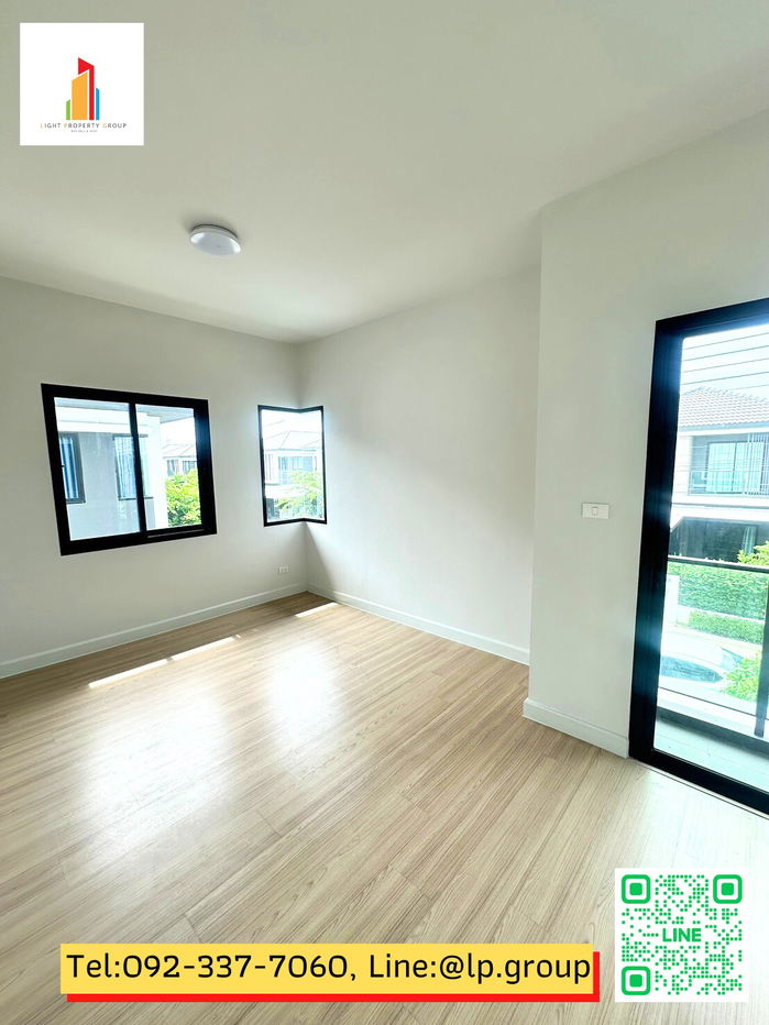 picture House for Rent – Brand New, Ready to Move In  "Baanfah Greenery NeOla House Wongwaen - Lam luk ka Klong 7" Close to Klong 7 Road and Lam Luk Ka Road. - 13/18