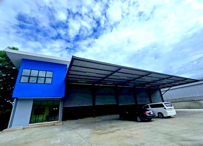 เช่าโรงงาน สถาบันกันตนา : โลตัส นราภิรมย์ 2.0 กม.ให้เช่าโกดัง พร้อมออฟฟิศ 2 ชั้น ห้องพักคนงาน 960 ตร.ม. 240 ตร.วา.
