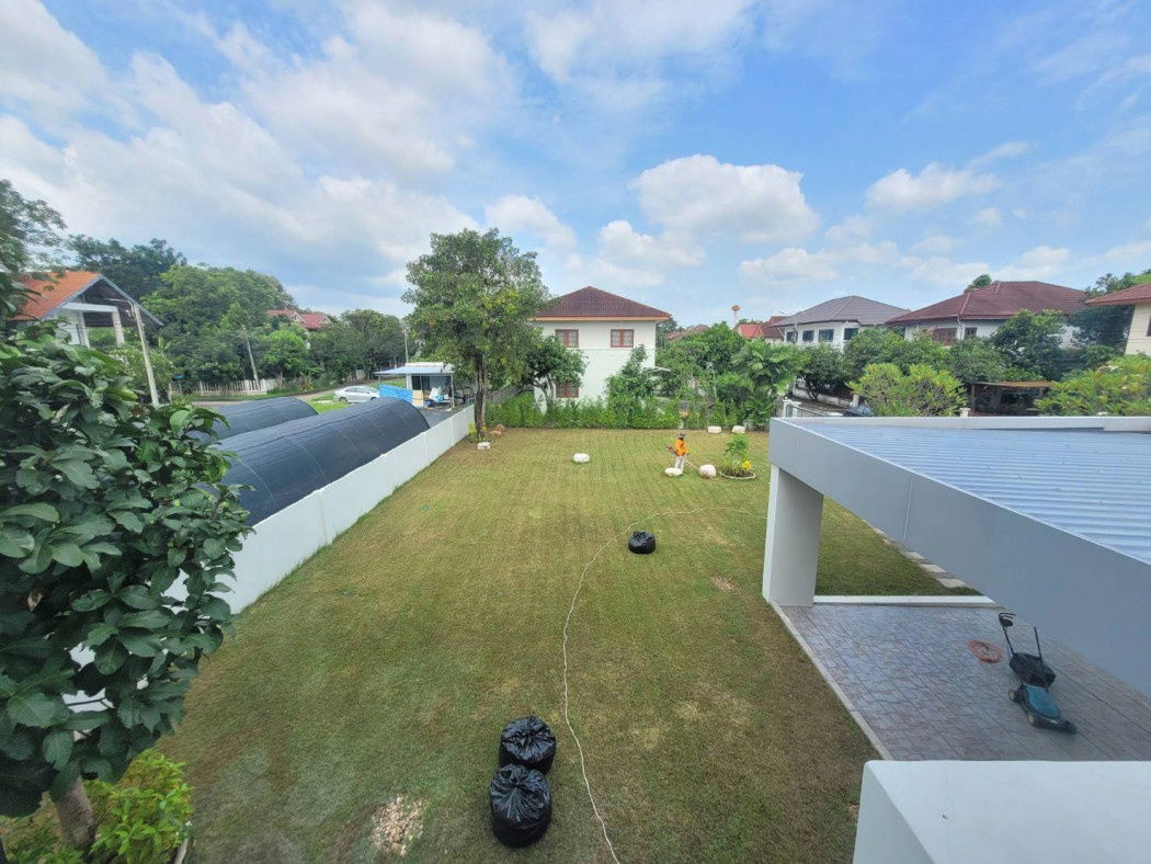 รูป ขายบ้านเดี่ยวหมู่บ้านปัญญาเลคโฮม ตกแต่งใหม่สวยหรู​ 286 ตร.ว​ 4 นอน​ 4 น้ำ​ + ห้องนอนแม่บ้าน+ห้องน้ำ​ +  1 ห้องน้ำรับแขก​ - รูปที่ 12/12