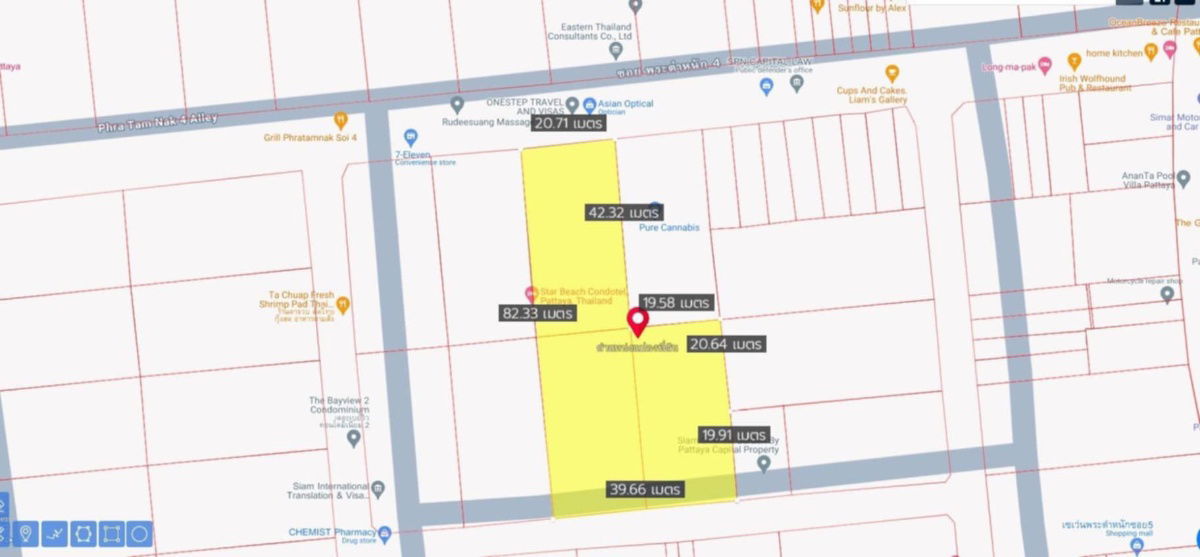 picture Land for Sale – Pratumnak Hill, Pattaya, Chonburi - 6/7