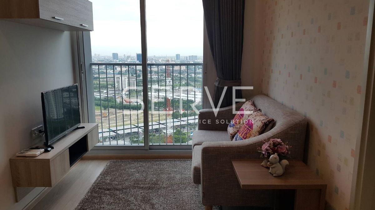 picture 1 Bed Nice Room & Nice View Super High Fl 30+ Good Location MRT Thailand Cultural Centre 80 m. @ Noble Revolve Ratchada - 1/5