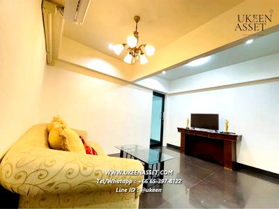 Condos for rent : UK01-392 Condo for rent, Laem Thong Service Apartment, 1 Bedroom 1 Bathroom 44 sq m. rental price 7,500 baht/month