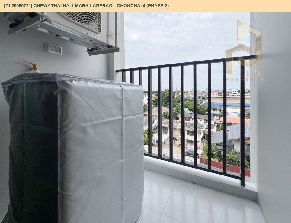 picture DL25080721 Condo for rent, Chewathai Hallmark Ladprao - Chokchai 4 (Phase 2) near -, ready to move in, call urgently 0656133286 LineID @655ebbvc - 8/8