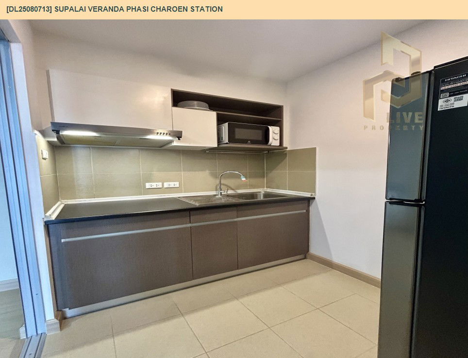 picture DL25080713 Condo for rent, Supalai Veranda Phasi Charoen Station near MRT ภาษีเจริญ, ready to move in, call urgently 0656133286 LineID @534wlwof - 6/9