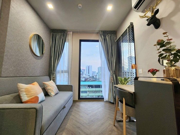 รูป TA7735📲LineOA @556ryccg🌃1 BED Plus 46 ตรม ชั้น 9 ตกแต่งครบ Chapter จุฬา-สามย่าน ใกล้ MRT สามย่าน, จามจุรีสแควร์​, สามย่าน มิตรทาวน์ - รูปที่ 5/9