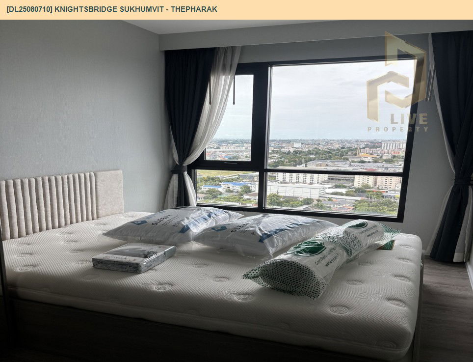 picture DL25080710 Condo for rent, Knightsbridge Sukhumvit - Thepharak near MRT สถานีทิพวัล, ready to move in, call urgently 0656133286 LineID @534wlwof - 3/16