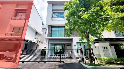 3-story luxury house for sale, Baan Klang Muang Village, Classe Ekkamai-Ramindra. Near Ramindra - At Narong Expressway