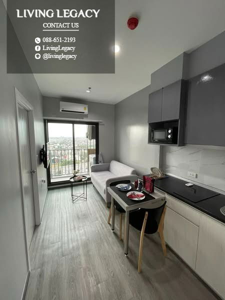 รูป T1BKAB ให้เช่าคอนโด Rich Park @ Triple Station 28.66 ตร.ม. ชั้น 37 line id : @livinglegacy - รูปที่ 5/6