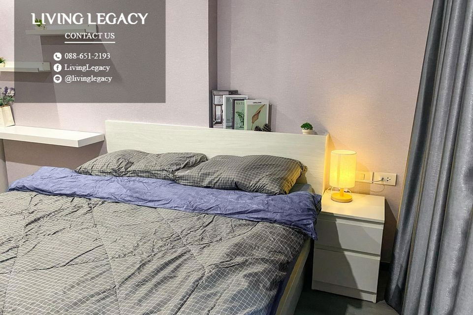 picture LW68XAZ4 Condo For Rent Rich Park @ Triple Station 29 Sq.M. Floor 30 line id : @livinglegacy - 2/9