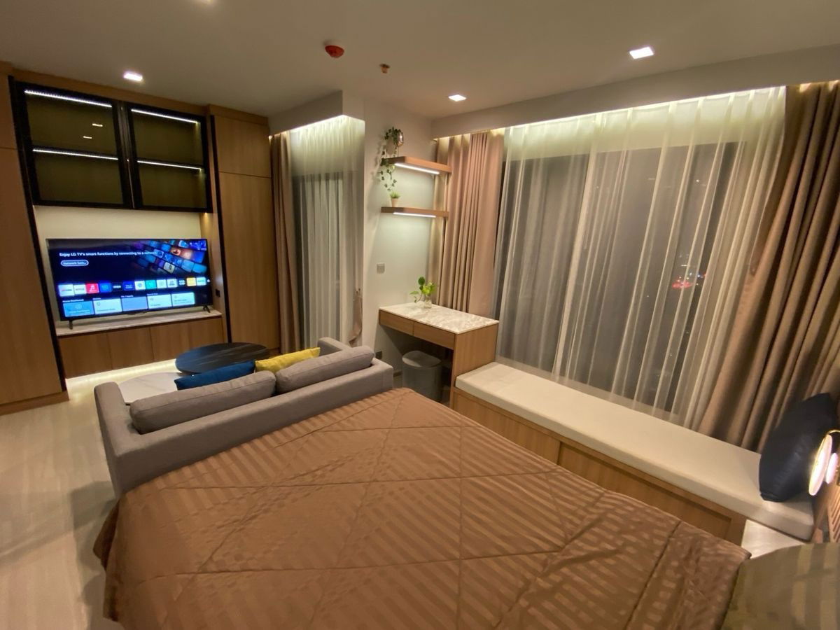 รูป WS2559 🏢 For Rent – Life Asok Rama 9 💫 วิวสูงและวิวเมือง + การตกแต่งหรูหรา เพียง 20,000 บาท/เดือน  - รูปที่ 9/11