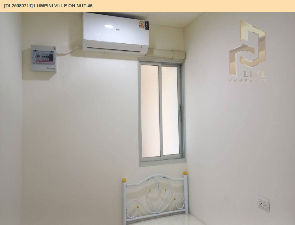 picture DL25080711 Condo for rent, Lumpini Ville On Nut 46 near BTS On Nut, ready to move in, call urgently 0656133286 LineID @655ebbvc - 8/9
