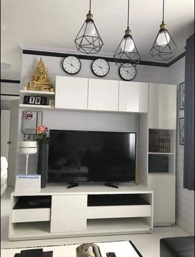 Condo for rent: Lumpini Center Happyland Phase 1-4 (2 bedrooms), 5th floor, Building E2, near the Yellow Line, Bang Kapi Station