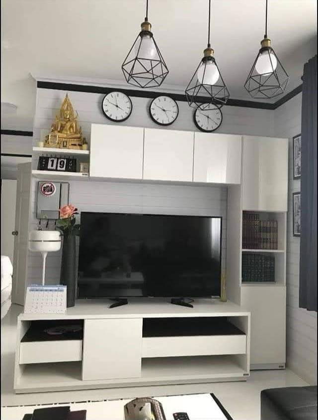 picture Condo for rent: Lumpini Center Happyland Phase 1-4 (2 bedrooms), 5th floor, Building E2, near the Yellow Line, Bang Kapi Station - 1/14