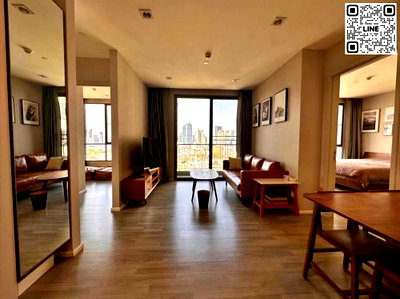 Condos for sale : TA7770📲LineOA @556ryccg🎆64 sqm 2 Bedroom Floor18 The Room Sathorn - St.Louis Fully furnished