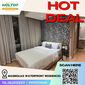#R5888  🎉 220868 ให้เช่าคอนโด Magnolias Waterfront Residences 