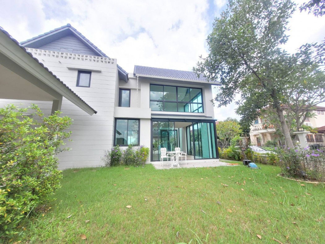 รูป ขายบ้านเดี่ยวหมู่บ้านปัญญาเลคโฮม ตกแต่งใหม่สวยหรู​ 286 ตร.ว​ 4 นอน​ 4 น้ำ​ + ห้องนอนแม่บ้าน+ห้องน้ำ​ +  1 ห้องน้ำรับแขก​ - รูปที่ 2/12