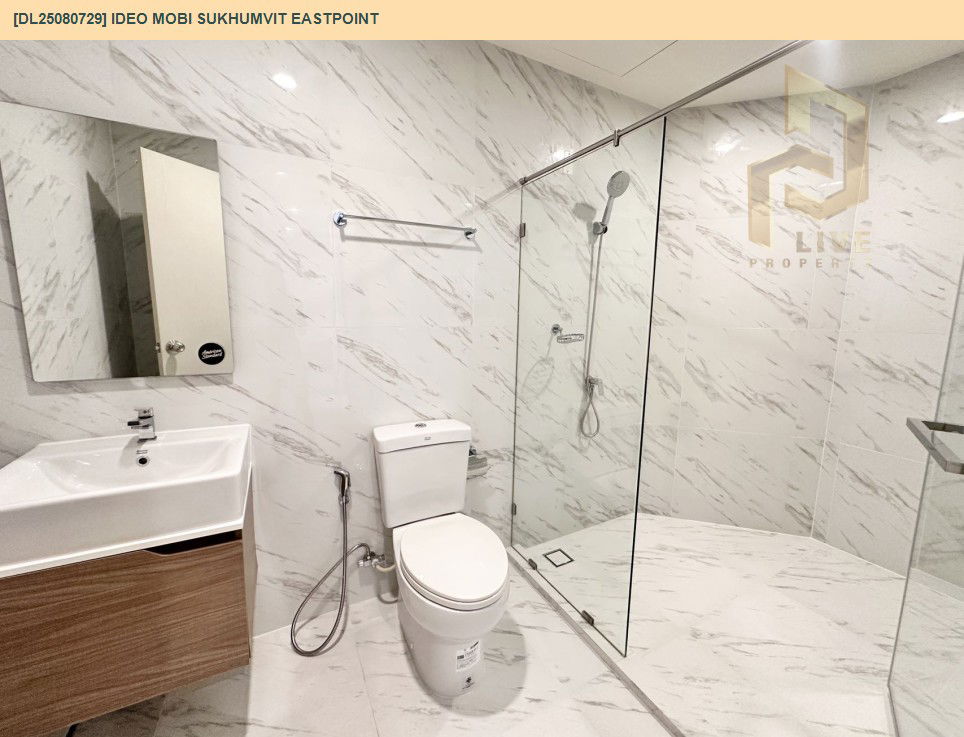 picture DL25080729 Condo for rent, IDEO Mobi Sukhumvit Eastpoint near BTS Bang Na, ready to move in, call urgently 0656133286 LineID @534wlwof - 15/15