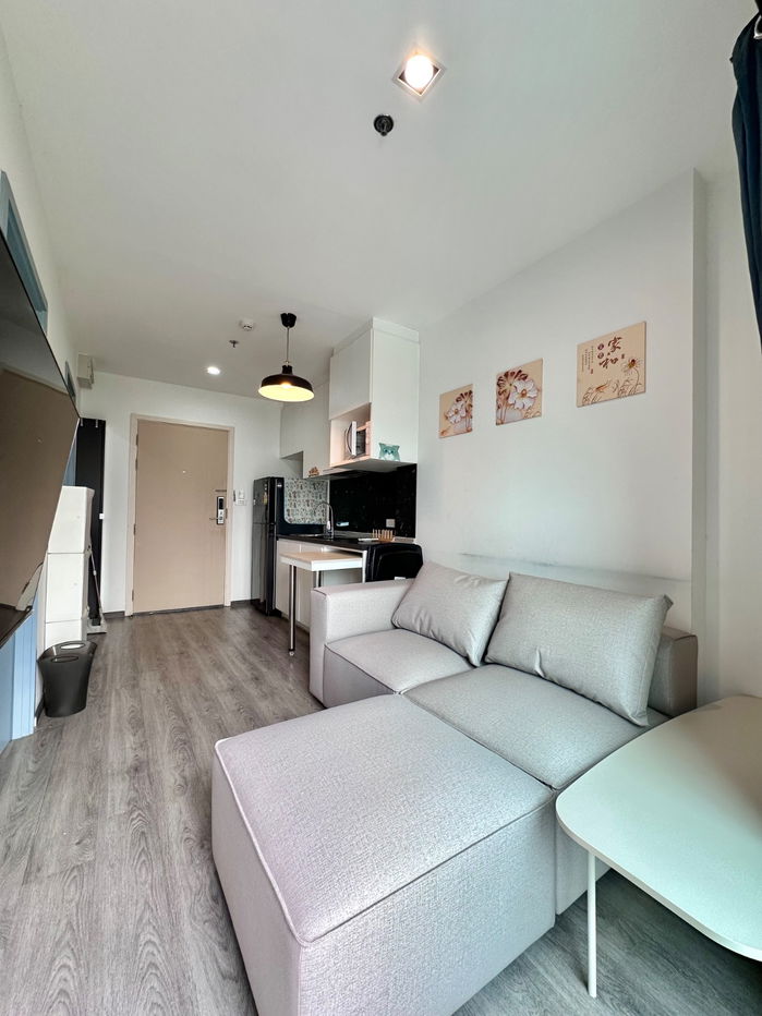 picture For rent Rich Park Triple Station 12,000 baht 22nd floor next to ARL Huamak, MRT Huamak - 2/13