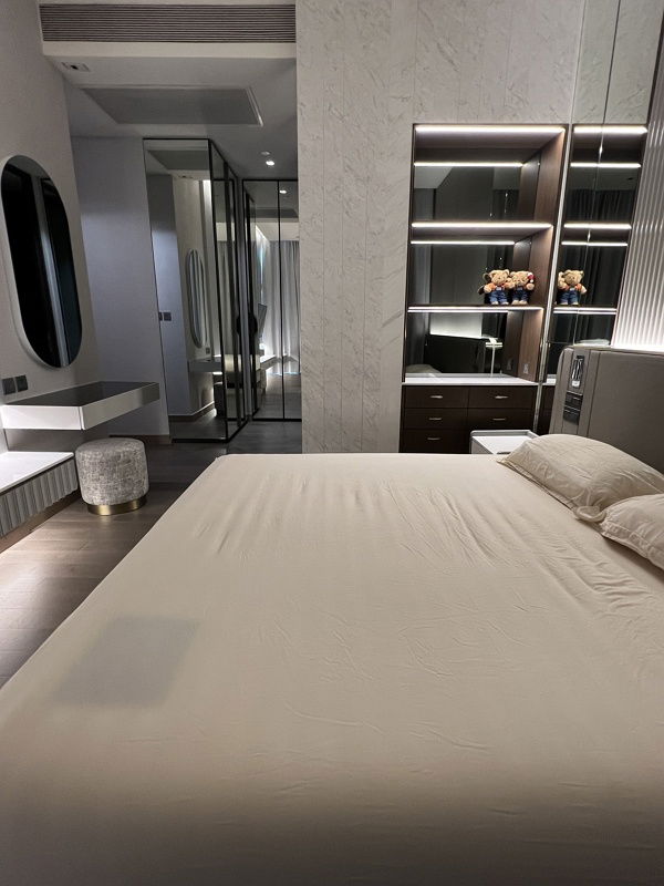 รูป ให้เช่าห้อง 28 ชิดลม  ห้องมุม 2 นอน สไตล์ contemporary ใกล้ BTS ชิดลม - รูปที่ 3/6