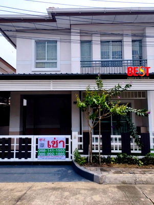 บ้านเดี่ยวให้เช่า : ให้เช่าบ้านเดี่ยว 3 ห้องนอน โครงการพร้อมพัฒน์ 1 รามอินทรา สวย สะอาด พร้อมอยู่ มีเฟอร์นิเจอร์ และเครื่องใช้ไฟฟ้า ใกล้โรงเรียนสาธิตพัฒนา ซาฟารีเวิลด์